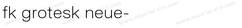 fk grotesk neue字体转换